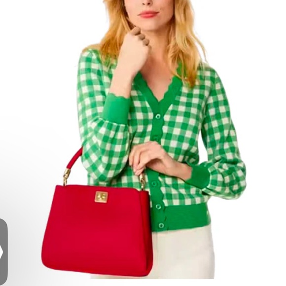 Kate Spade New York NWT top handle satchel Phoebe in perfect cherry retails $429 - Picture 4 of 11